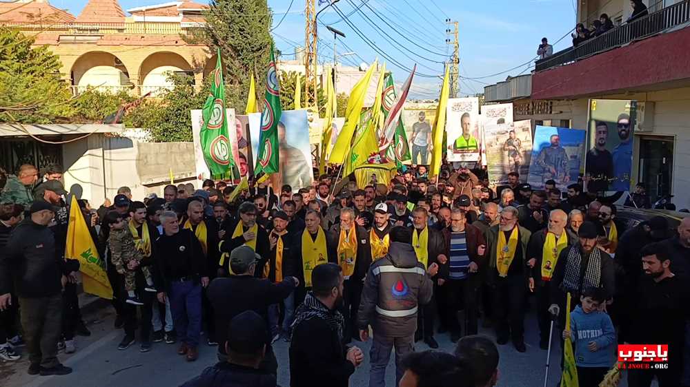 طيردبا : تشييع القائد الجهادي الكبير الحاج علي بحسون 